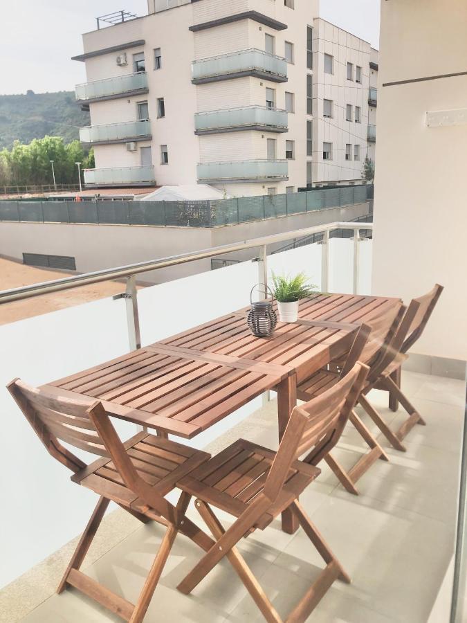 Precioso apartamento en Monzón con terraza,piscina,parque infantil y parking Exterior foto